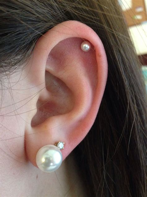 Pin by Kristyn Cadwell on Cartilage Piercing | Pretty ear piercings ...