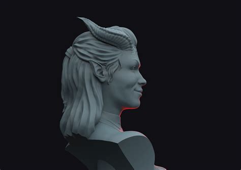 DOTA 2 Queen of Pain fan-art bust 3D model 3D printable | CGTrader