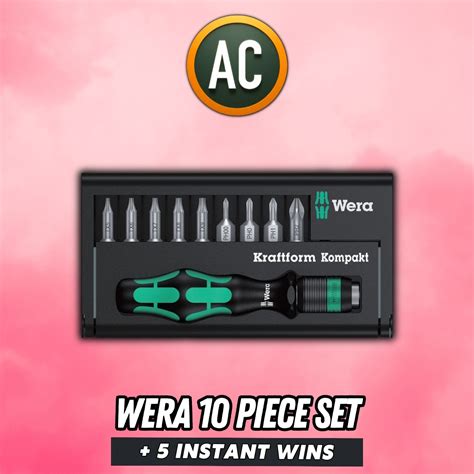 Wera: 10 Piece Micro Screwdriver Bit Set + 5 #2 - Airsoft Competitions