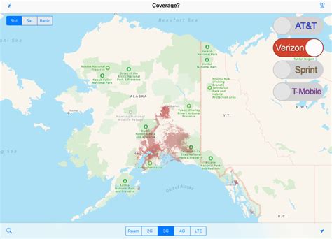 Verizon Coverage In Alaska Map - Map