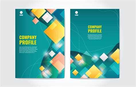 Company Profile Background Template Set 3107441 Vector Art at Vecteezy