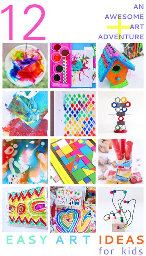 12 Easy Art Ideas for Kids - Babble Dabble Do