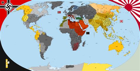 Alt history, Axis victory, a world redrawn. [4974x2519] : MapPorn