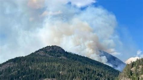 Lower East Adams Lake: Despite increased fire activity, Evacuation ...