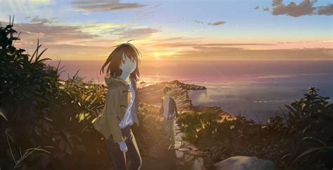 Download Anime Couple Hiking Wallpaper | Wallpapers.com