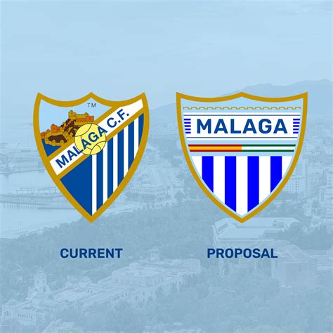 Málaga CF Logo Redesign by Ben H on Dribbble