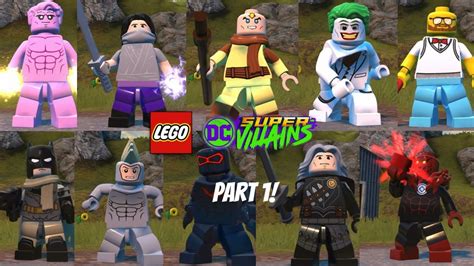 Making Every Character! Part 1 - LEGO DC Super Villains - YouTube