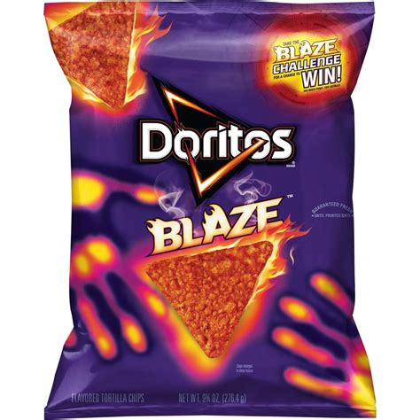 Doritos Blaze Tortilla Chips, 9.75 Oz. - Walmart.com - Walmart.com