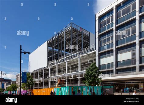 Construction of The Light Cinema, July 2016, The Moor, Sheffield, UK Stock Photo - Alamy