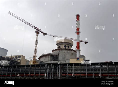 Pabna, Bangladesh - October 04, 2023: The under Construction of Rooppur Nuclear Power Plant at ...