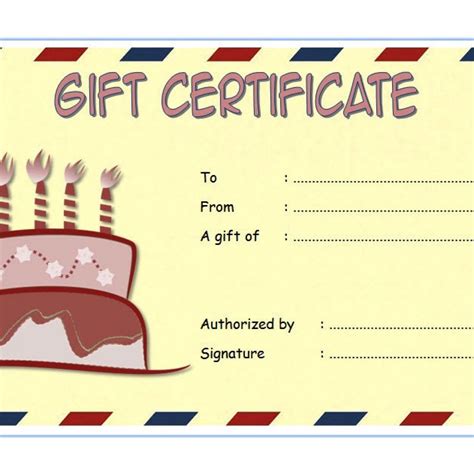 free birthday certificate templates 30 download in pdf word - happy birthday gift certificate 7 ...