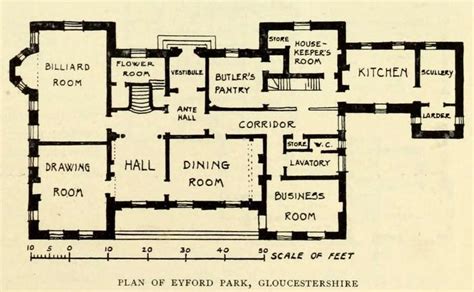 eyford park | Country house floor plan, Country house plans, House floor plans