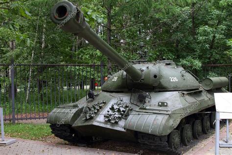 Heavy tank IS-3 model 1945 (USSR) on grounds of weaponry exhibit – Stock Editorial Photo ...