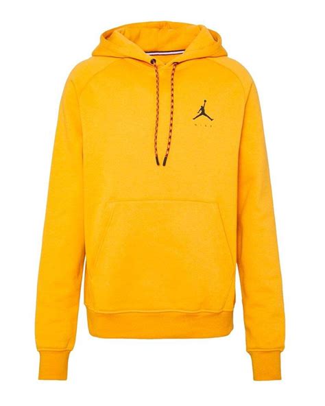 Nike Jordan Jumpman Fleece Pullover Hoodie in Yellow for Men | Lyst UK