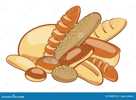 Bread. Vector Illustration | CartoonDealer.com #24688733