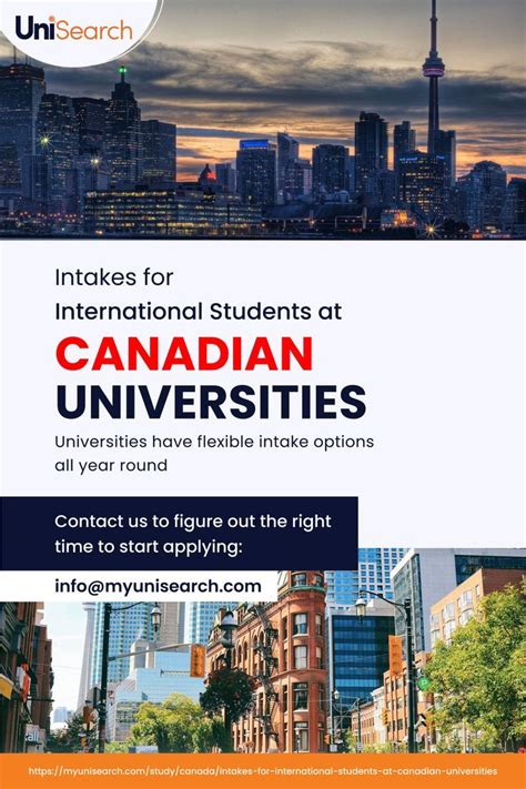 Intakes for International Students at Canadian Universities | Canadian ...