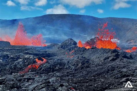 Recently Erupted Volcano & Blue Lagoon Admission | Adventures.com