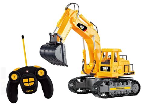 BRAND NEW Remote Control R/C Backhoe Top Race Toy Vehicles Excavator Engineer | eBay