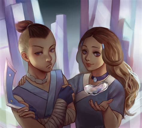 Sokka and Katara by Meramii on DeviantArt