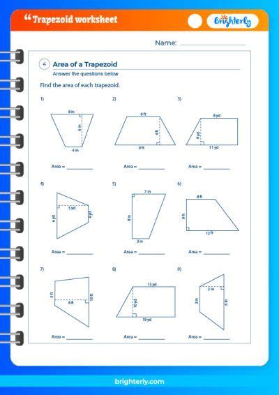 FREE Printable Trapezoid Worksheets [PDFs] Brighterly.com - Worksheets ...