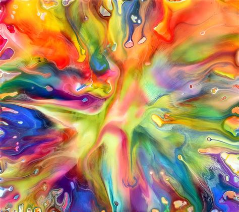 Fluid Painting 76 - Mark Chadwick Art