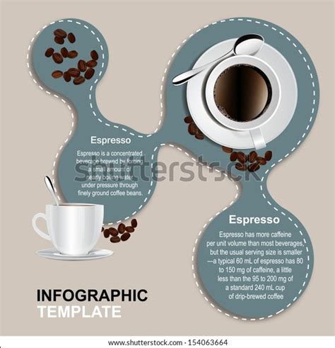 Coffee Infographics Template Stock Vector (Royalty Free) 154063664 | Shutterstock