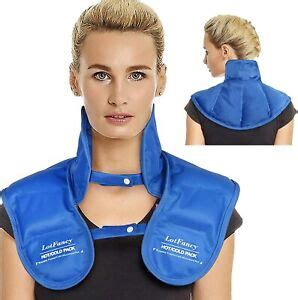 Gel Ice Pack for Neck Shoulder Pain Reusable Hot Cold Therapy Wrap for Swelling | eBay