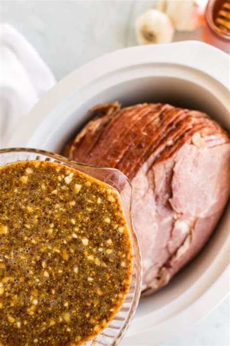 BEST Easy Crock Pot Ham Recipe - Mama Loves Food