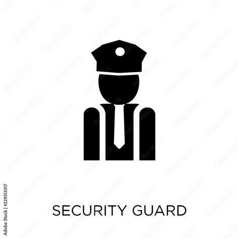 Security guard icon. Security guard symbol design from Museum ...