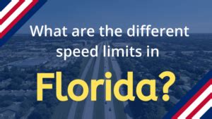 Florida Speed Limit - Foreign USA