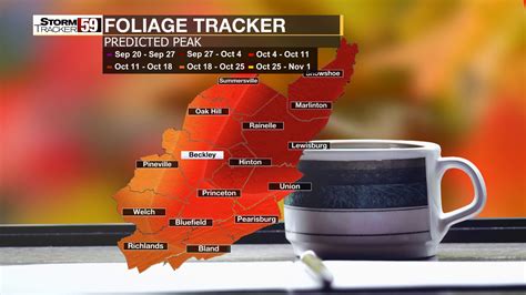 WV Tourism looks towards Fall foliage season with new map