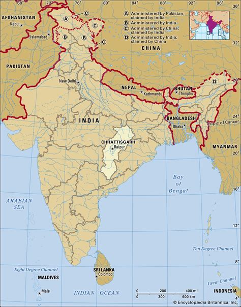 Chhattisgarh | History, Map, Capital, Government, & Facts | Britannica