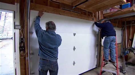 How to install a garage door - YouTube