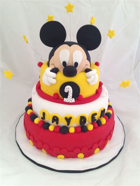 Mickey Mouse 1St Birthday Cake - CakeCentral.com