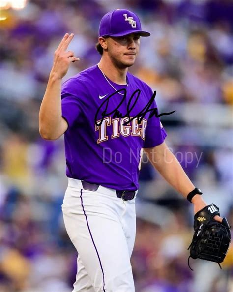 Paul Skenes Signed Photo 8X10 Autographed Picture LSU Baseball - Etsy