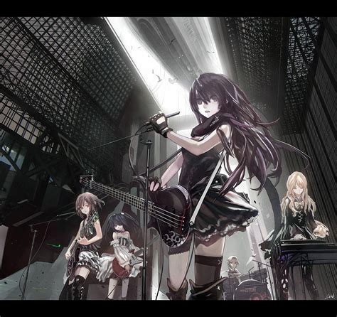 Rock Band Anime Girls Wallpapers - Wallpaper Cave