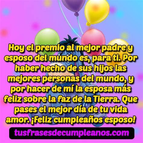 Feliz Cumpleanos Esposo Frases