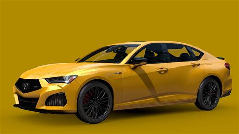 Acura TLX Type-S 2023 - 3D model by 3DShowroom [080fdc8] - Sketchfab