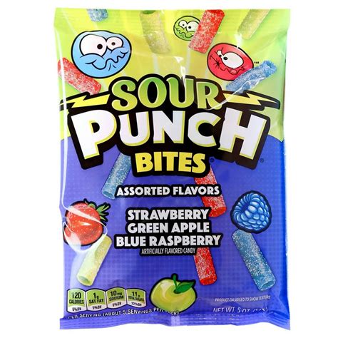 Sour Punch Bites Assorted Flavors 142g