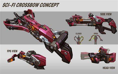 ArtStation - scifi crossbow concept