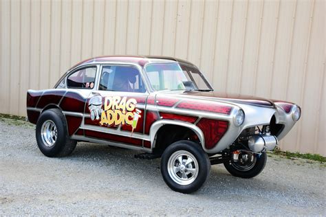 This 1951 Henry J Gasser Breathes Fire on the Streets of Illinois