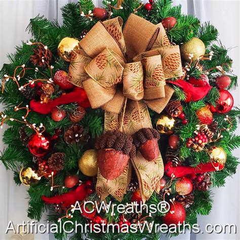 COUNTRY CHRISTMAS WREATH | ArtificialChristmasWreaths.com | ACWreaths | CHRISTMAS WREATHS