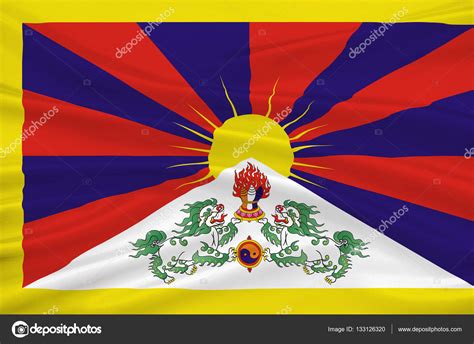 Flag of Tibet Autonomous Region in China Stock Photo by ©dique.bk.ru ...