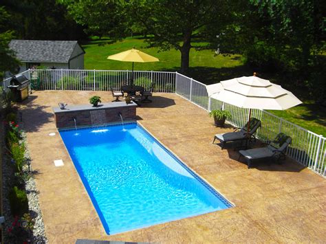 The Wylela - San Juan Pools | A Classic Rectangle Fiberglass Pool