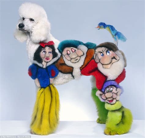 Pets transformed into Disney characters in new grooming craze | Daily Mail Online