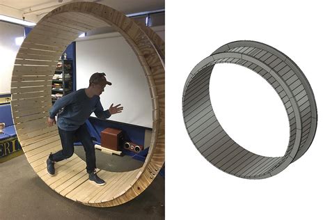 Running in Circles: Engineering students build Human Hamster Wheel | RIT