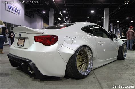 White Subaru BRZ with Rocket Bunny kit - BenLevy.com