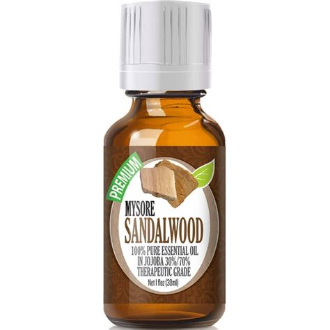 Mysore Sandalwood Essential Oil - 100% Pure Therapeutic Grade Mysore Sandalwood Oil - 30ml ...