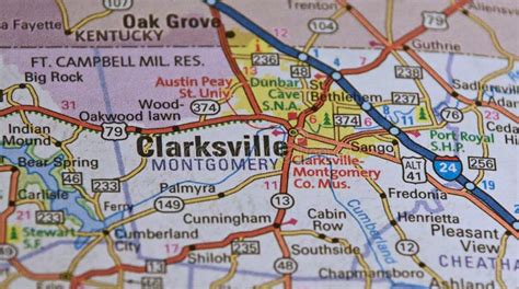 Clarksville Tennessee Map Stock Photos - Free & Royalty-Free Stock ...