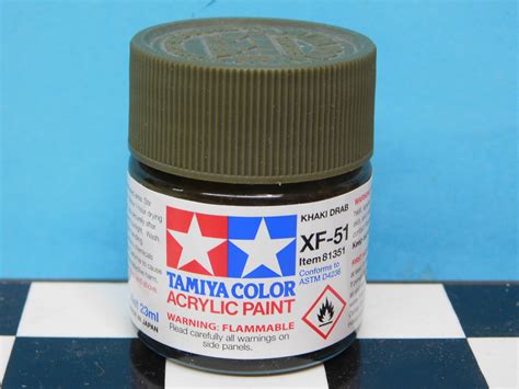 Tamiya XF-51 Flat KHAKI DRAB Plastic Model Paint (TAM81351)